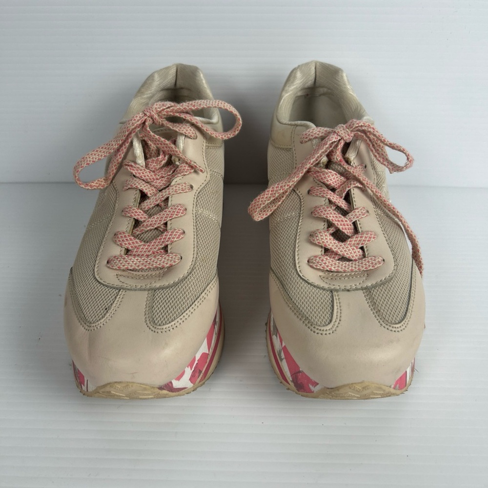 Skechers Sneakers Memory Foam Women 8.5 High Rise Colorful Athletic Lace Up Shoe